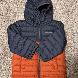 Columbia Kids' Puffer Jacket in Orange and Black